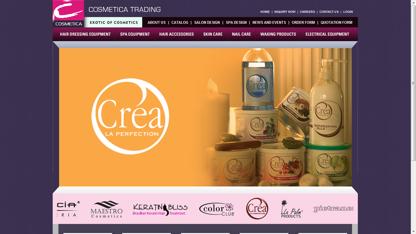 Cosmetic UAE Website Design by Hafizkhurram.com